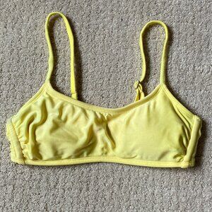 Xhilaration Neon Yellow Bikini Top